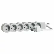 LEGRAND 694565 BLOC MULTIPRIZA MOBIL STANDARD 6X2P+T 3M ALB-GRI