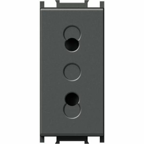 TEM VM20AT MODUL PRIZA ST. ITALIAN 1M 10A NEGRU