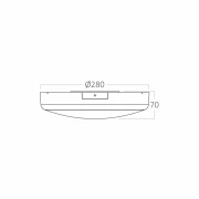 APLICA LED CU SENZOR CU KIT EMERGENTA 20W 3IN 1 GRANDE IP54 BR-BC15-00580