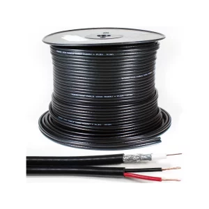 CABLU COAXIAL RG59 CU ALIM. 75R 1X0.81MM CUPRU +128X0.12MM