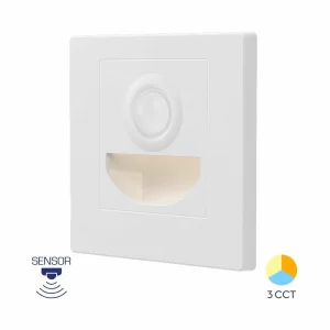 CORP LED PT TREPTE CU SENZOR 1.5W 3IN1 ALB