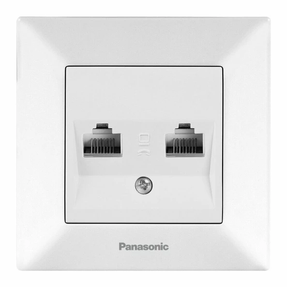 P-ACAL2 PRIZA DUBLA CAT5 ARKEDIA PANASONIC ALB