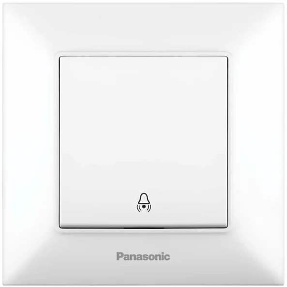 P-SA-Z INTRERUPATORE. REV. SLIM CU SIMBOL SONERIE 10AX 250V ALB (P-AZ)