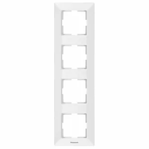 P-SA.R4V RAMA 4 POSTURI SLIM VERTICAL ALB (P-AR4V)