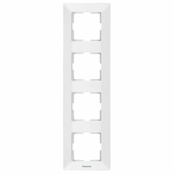 P-SA.R4V RAMA 4 POSTURI SLIM VERTICAL ALB (P-AR4V)