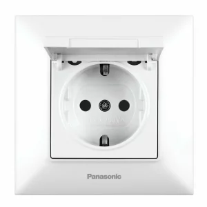 P-SA.S.CAP PRIZA SLIM 2P+E SIMPLA CU OBTUR. SI CAPAC 16A (P-AS.CAP)