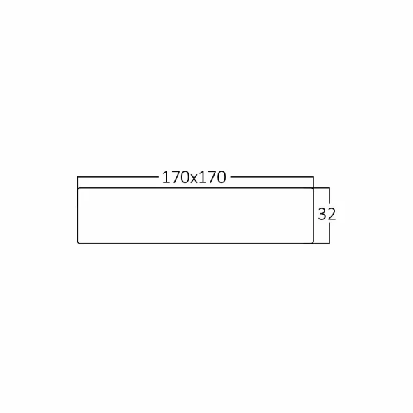 SPOT CU LED PATRAT APLICABIL 12W 6400K