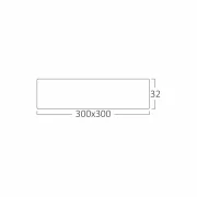 SPOT CU LED PATRAT APLICABIL 24W 4200K