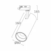 SPOT CU LED PE SINA NEGRU 4000K 30W