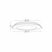 SPOT CU LED ROTUND INCASTRAT 12W 6400K 4INCH