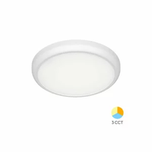 SPOT CU LED ROTUND PT 20W 2000LM CCT ALB 225M IP40