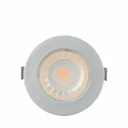 SPOT LED 3W 6500K ALUMINIU ROTUND IP54
