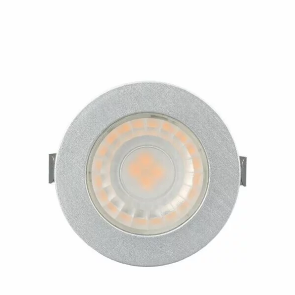 SPOT LED 3W 6500K ALUMINIU ROTUND IP54