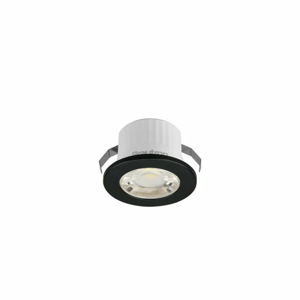 SPOT LED 3W 6500K NEGRU ROTUND IP54