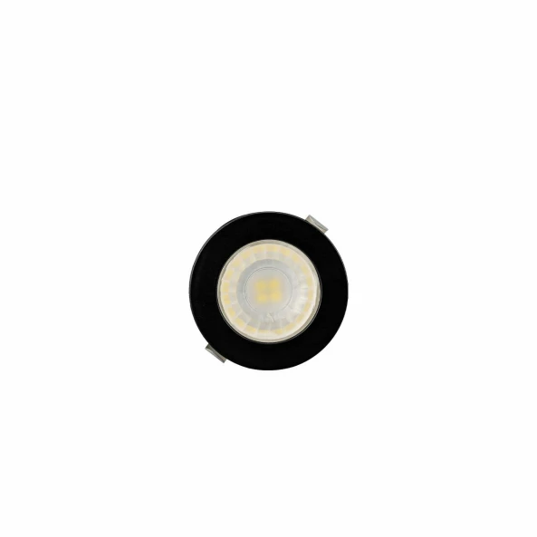 SPOT LED 3W 6500K NEGRU ROTUND IP54