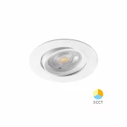 SPOT LED 7W 3000/4000/6000K ALB ROTUND IP20