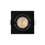 SPOT LED 7W 3000/4000/6000K NEGRU PATRAT IP20