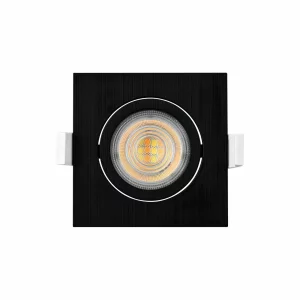 SPOT LED 7W 3000/4000/6000K NEGRU PATRAT IP20