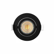 SPOT LED 7W 3000/4000/6000K NEGRU ROTUND IP20