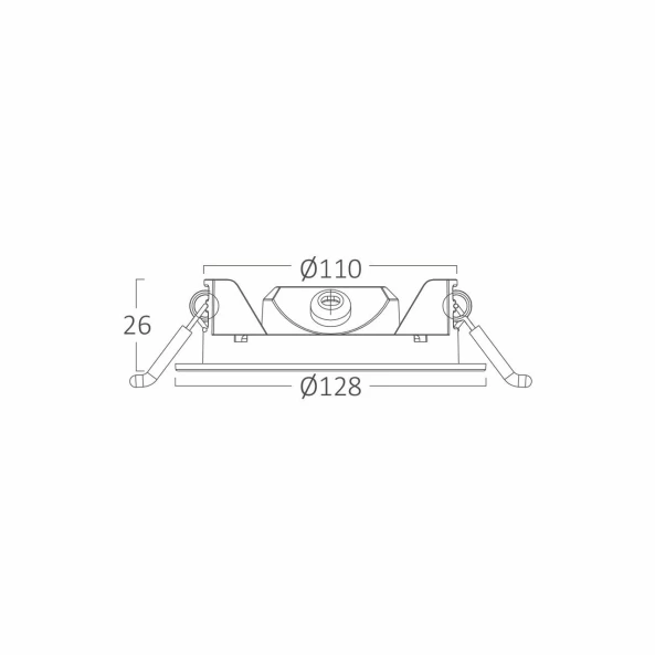 SPOT ROTUND ST 6W DIM CCT NEGRU IP40 BR-BP01-90681