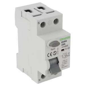 BLOC CU PROTECTIE DIFERENTIALA 2 POLI EVOV2P6303