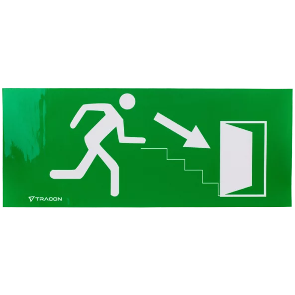 CIL DE SIG-EVACUARE CU LED CU PICTOGRAME AUTOADEZIVE EXIT-04-J