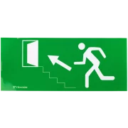 CIL DE SIG-EVACUARE CU LED CU PICTOGRAME AUTOADEZIVE EXIT-04-J