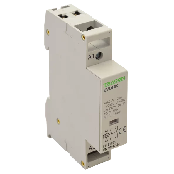CONTACTOR MODULAR DE INSTALATII EVOHK2-25V