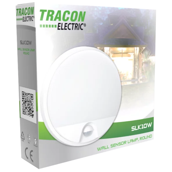 CORP ILUMINAT DE PERETE CU DETECTOR DE MISCARE FORMA ROTUNDA SLK15W