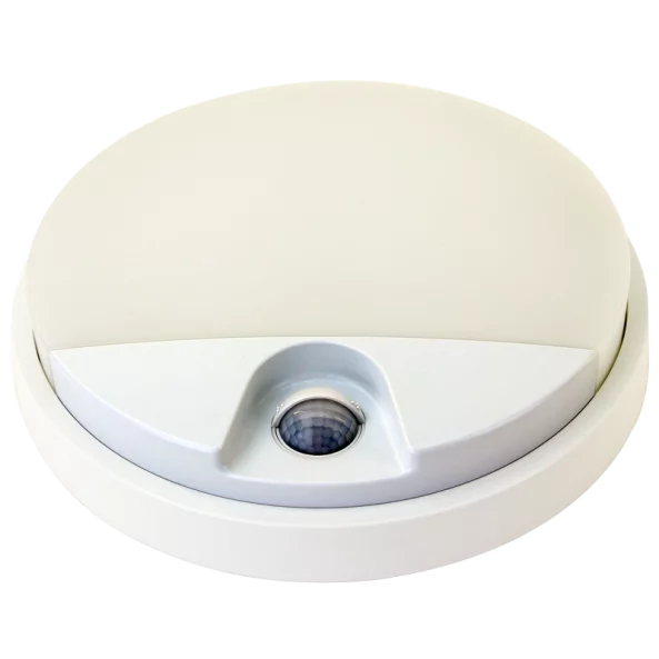 CORP ILUMINAT DE PERETE CU DETECTOR DE MISCARE FORMA ROTUNDA SLK15W