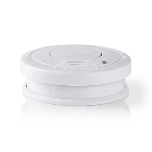 DETECTOR DE FUM CU ALARMA AVERTIZARE BAT.