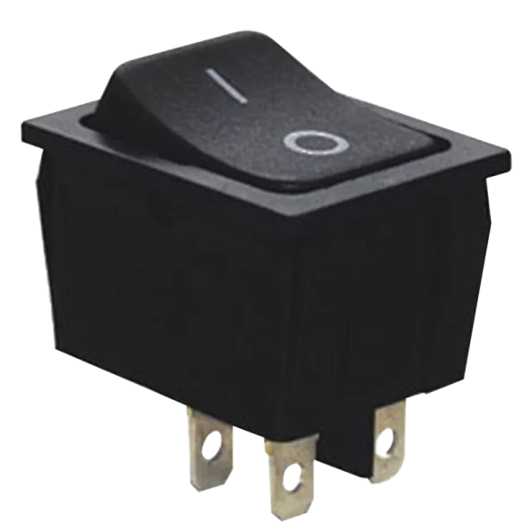 INTRERUPATOR APARATE CU REVENIRE P-O 2P NEGRU (MARCAJ 0-I) TES-53-1