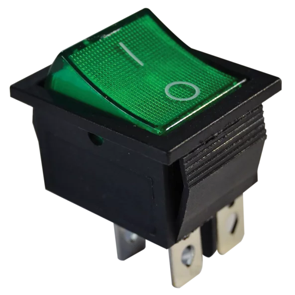 INTRERUPATOR PENTRU APARATE ILUMINAT P-O 2 POLI VERDE TES-44