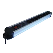 PRELUNGITOR 8 SCHUKO ALUMINIU CP 3M 3680W