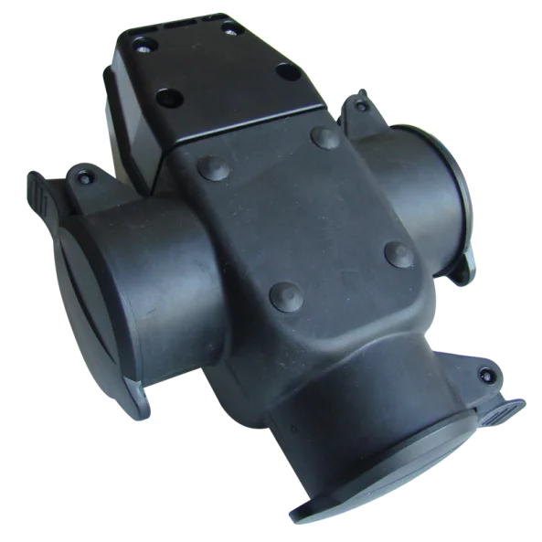 PRIZA TRIPLA CU CP LATERAL TICS-A4