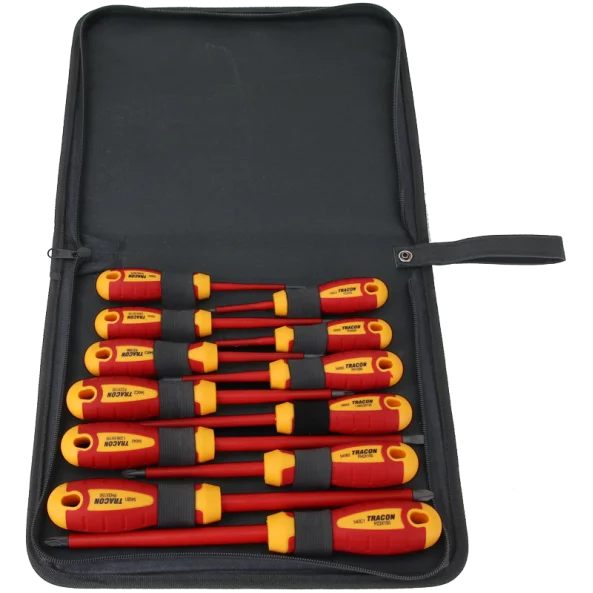 SET DE 12 SURBELNITE IZOLATE LA 1000 V CRV IN SUPORT SDSETOF12
