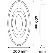 BRA ADO3S-MAT-2.4G PLAF. CU TELECOMANDA MATTEO 45W