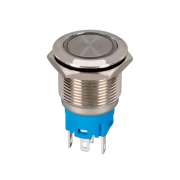 ELM 401548 BUTON VERDE CU LED EL-2211DZR 1NO+1NC IP65