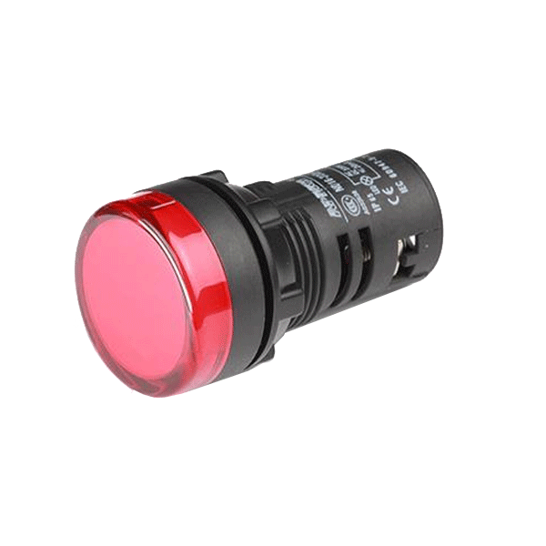 LAMPA DE SEMNALIZARE O22 24V AC/DC LED ROSU