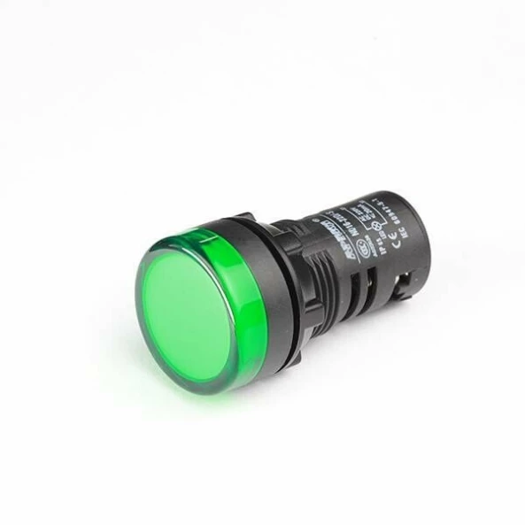 LAMPA DE SEMNALIZARE O22 24V AC/DC LED VERDE