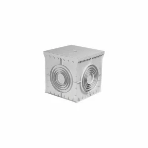 DOZA (TIP CAMIN) CU CAPAC 300X300X300MM - GRI