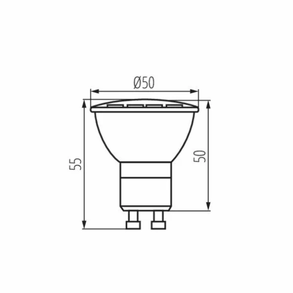 KANLUX 23412 TEDI MAXX LED GU10-WW