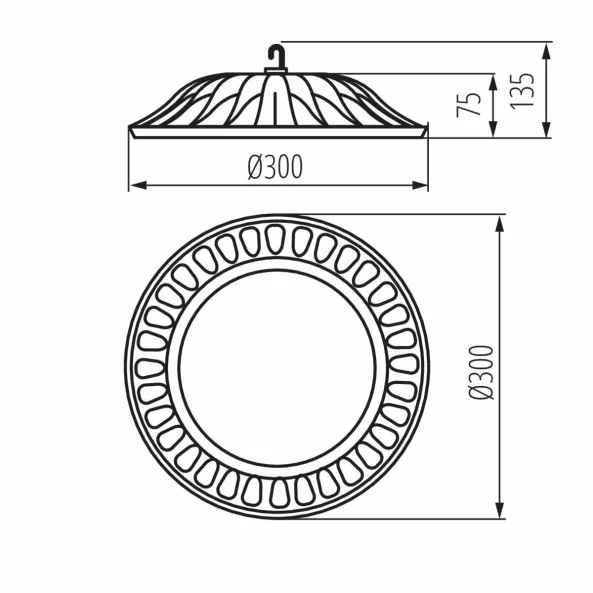 KANLUX 31112 HIBO LED N 100W-NW