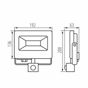 KANLUX 33208 ANTEM LED 50W-NW-SE-B