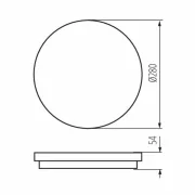 KANLUX 35001 PLAFONIERA SENZOR STIVI LED 24W-NW-O-SE