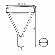 KANLUX 36435 PARCOLI LED 30-50W CCT G