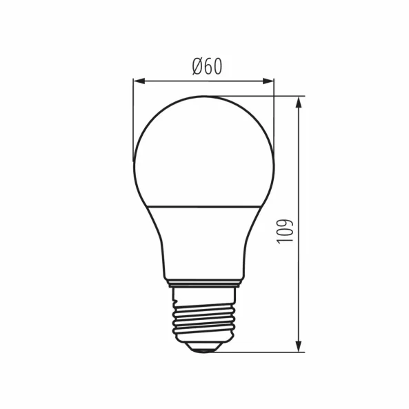 KANLUX 36678 BEC LED IQ-LED A60 7.8W-CW 1055lm