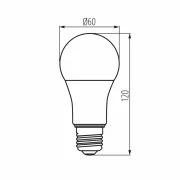 KANLUX 36681 BEC LED IQ-LED A60 11W-CW 1521lm (33721)