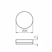KANLUX 37292 PLAFONIERA IPER LED 26W IP65