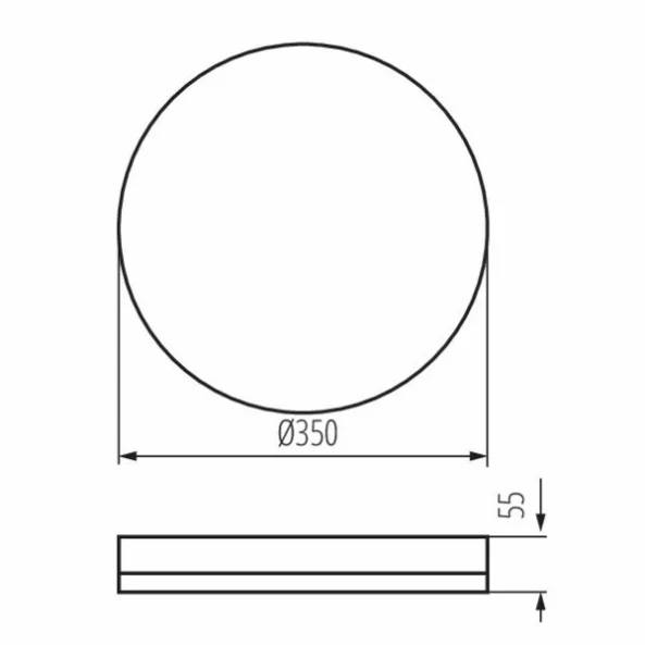 KANLUX 37293 PLAFONIERA IPER LED 35W IP65